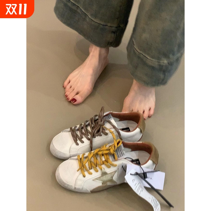 美拉德拼色小白鞋|102人收藏
