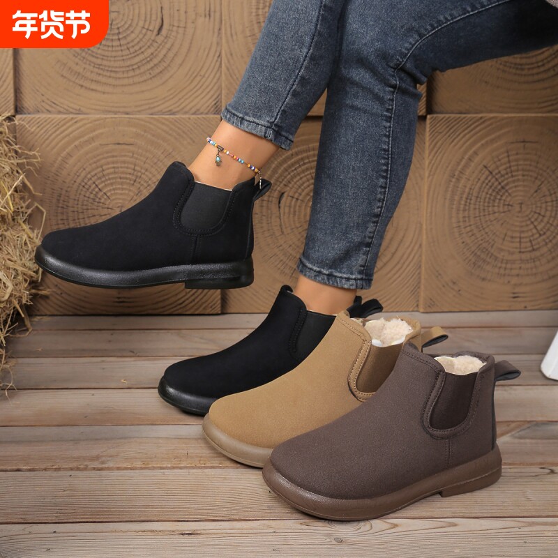 2025新款春季女士一脚蹬懒人鞋女款休闲舒适鞋软底防滑耐磨乐福鞋