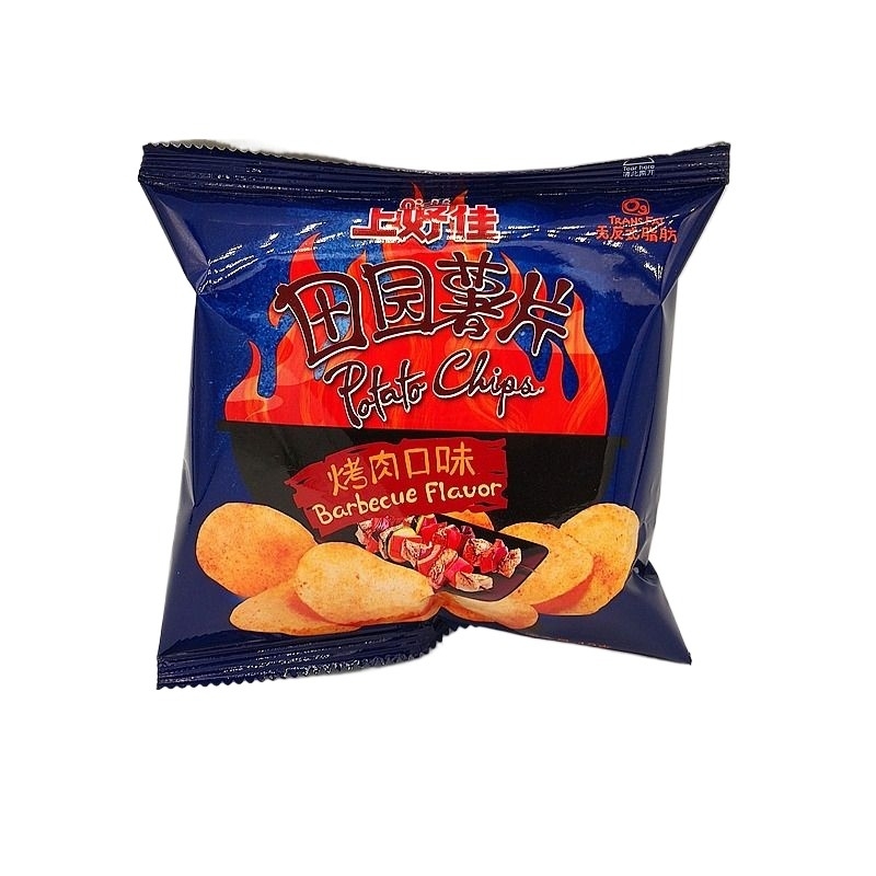 上好佳田园薯片烤肉味12g小袋装