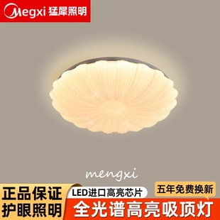 简约现代led吸顶灯家用家装 灯具 大厅灯客厅灯长方形圆奶油风新款