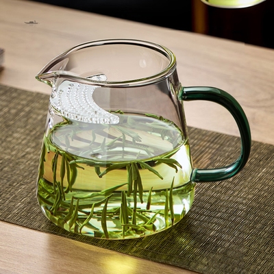 玻璃加厚过滤公道杯|千人加购