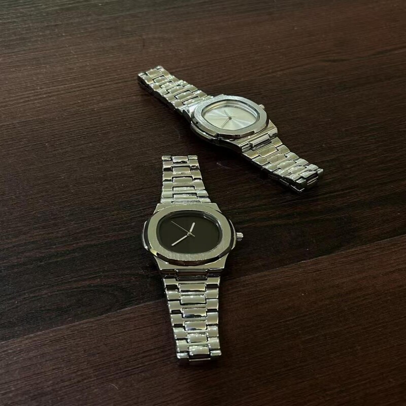 新款高端腕表休闲帅气男女同款时尚夜光防水鹦鹉螺钢带石英手表