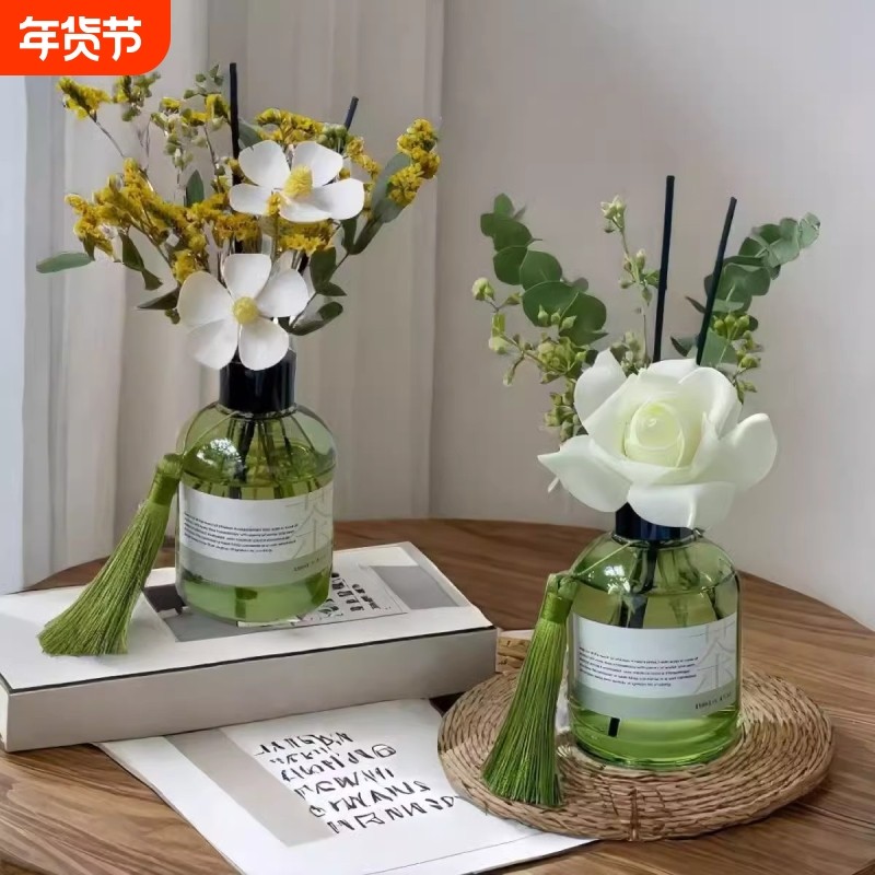 茉莉花茶香香薰家用卧室内持久房间精油熏香厕所卫生间栀子花香氛