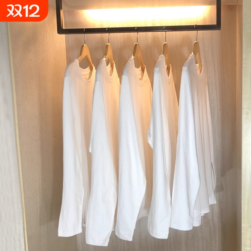 买一送一）210g重磅新疆棉长袖T