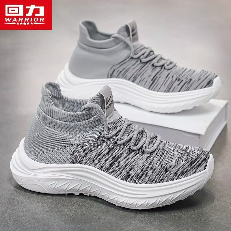 回力男鞋2026新款夏季飞织网面运动休闲鞋透气网鞋软底防臭袜子鞋