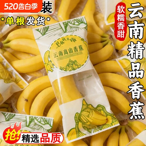 【一级蕉】单根独立包装云南香蕉