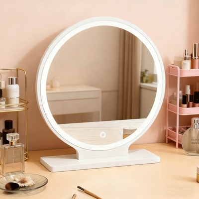 2025新款台式智能led化妆镜带灯女生房间桌面网红主卧梳妆台镜子