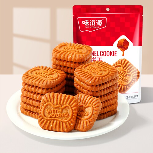 味滋源焦糖饼干68g*1袋