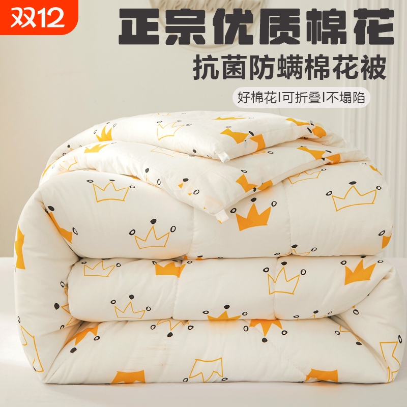 冬被纯棉花保暖新款棉被