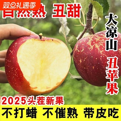 四川大凉山糖心丑苹果红富士