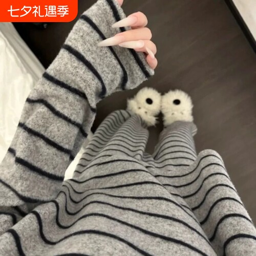 德绒长袖睡衣套装|877人收藏