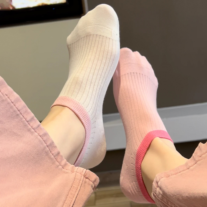 多巴胺袜子女隐形袜纯棉不掉跟