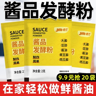 酱品酱油黄豆酱发酵菌发酵粉东北大自制曲做酱酱菌粉酵母豆豉精品