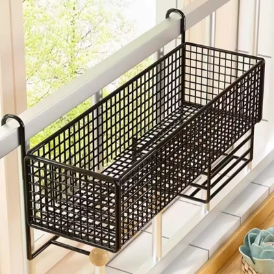 窗台置物架厨房壁挂式窗户挂篮阳台挂钩收纳窗沿悬挂免打孔挂架子