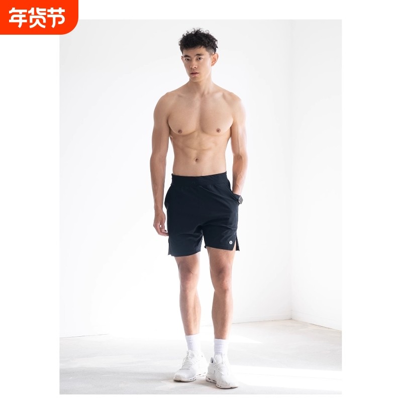 深蹲新款短裤新品夏季时尚练腿2025年男士运动短裤弹力三分裤健身