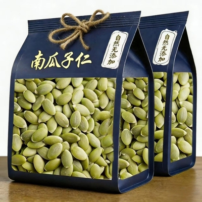 抢新疆阿勒泰新货无壳生南瓜籽仁原味南瓜子仁烘焙零食好吃袋装