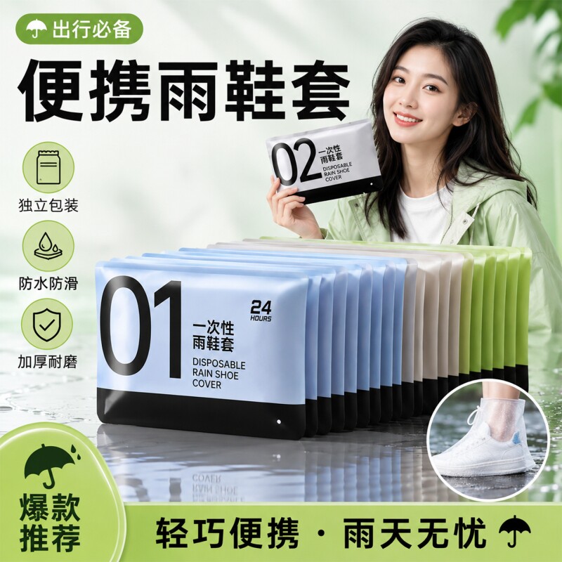 【全网热销100w】防水防脏鞋套图片