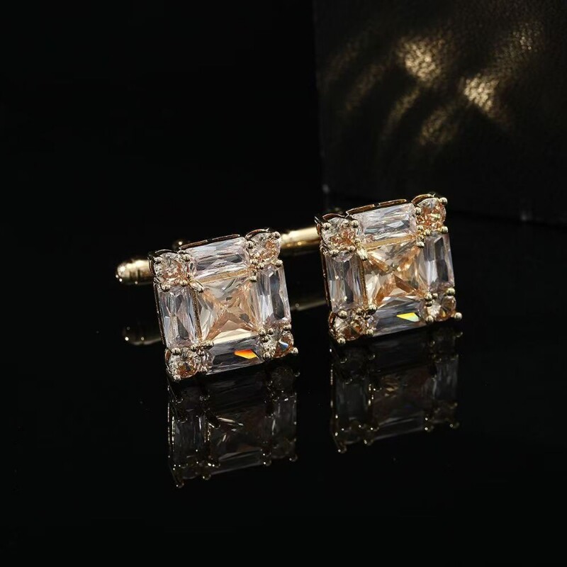 手工镶嵌六月高级衬衫袖扣男女款衬衫西装袖口钉