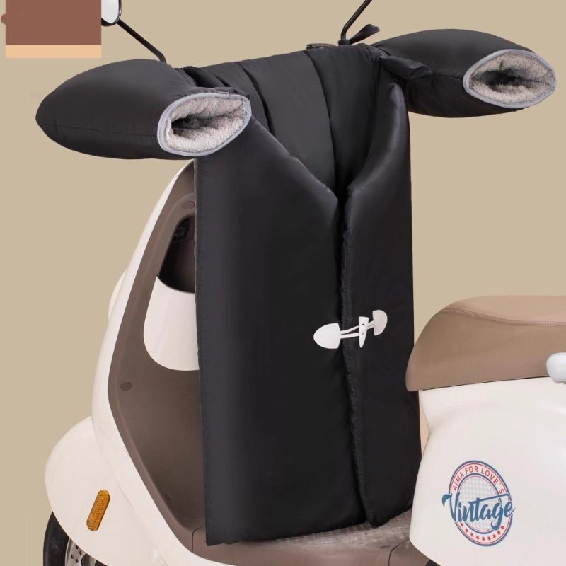 九号电动车挡风被分体冬季加绒加厚冬适用雅迪爱玛小牛台铃防水