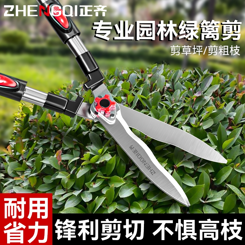 园艺剪草坪专用绿化修枝剪修剪花草树枝绿篱剪粗枝园林强力大剪刀