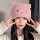 月子帽产后秋冬11月份产妇外出防风孕妇帽大头围包头帽子女款 10月