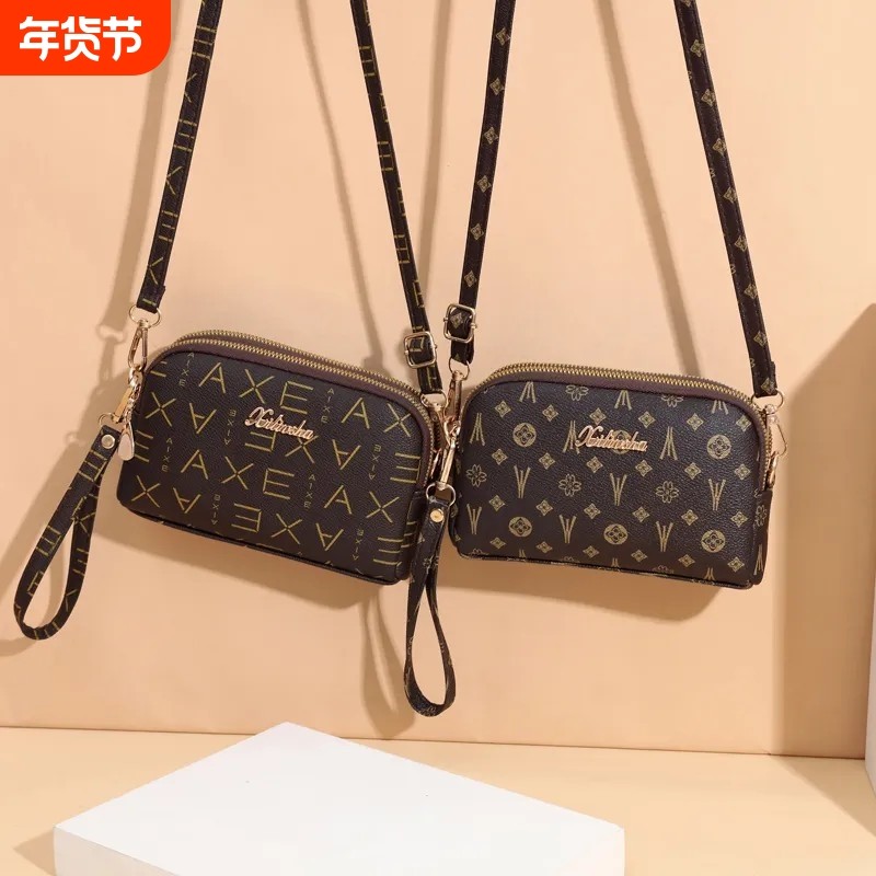 2026款老花包中老年妇女妈妈包手提单肩斜挎小包手机零钱包婆婆,箱包皮具/热销女包/男包,通用款女包,淘宝优惠券,粉丝福利购,淘宝优惠卷