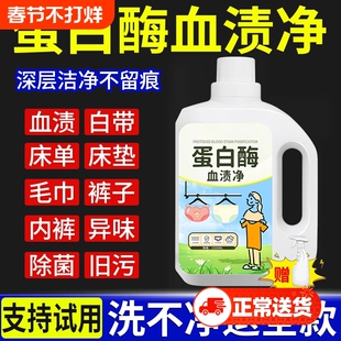 蛋白酶血渍净清洗剂例假洗大姨妈月经去血迹内衣裤专用去异味无痕