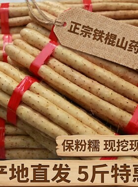 铁棍山药5斤新鲜|超4000次加购
