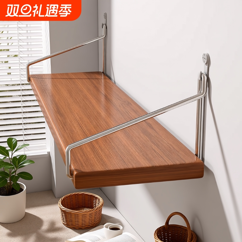 墙上置物架一字板床头置物板墙壁架子木板隔板壁挂式客厅书架卧室