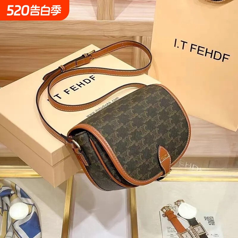 真皮马鞍包包2026新款夏季纯皮复古高级感时尚百搭小众斜挎包女