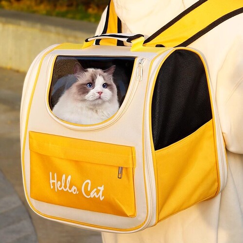 猫包外出便携双肩猫书包宠物猫咪背包大容量猫笼装猫的外出包用品