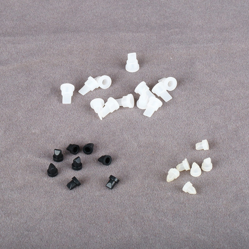 7*5.2微型黑色硅胶鸭嘴阀 防倒流低压懒人牙刷刷头单向逆止阀