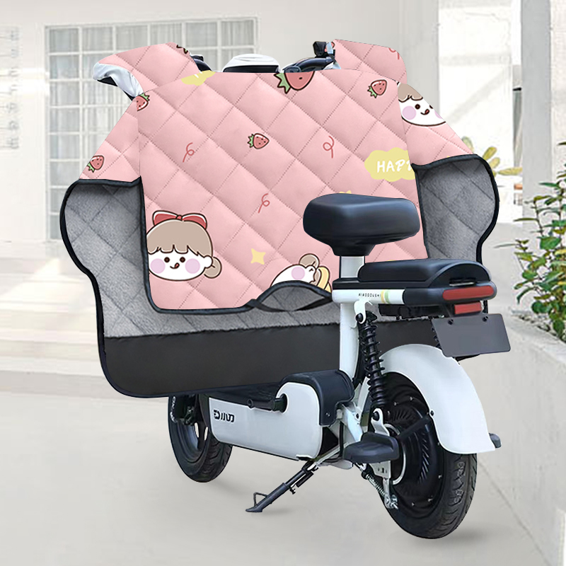 电动车挡风被2024冬季新款