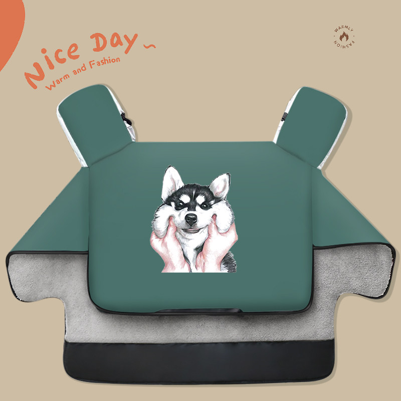 冬季电动摩托车挡风被防水防风罩秋冬加大加宽加绒加厚防寒保暖罩