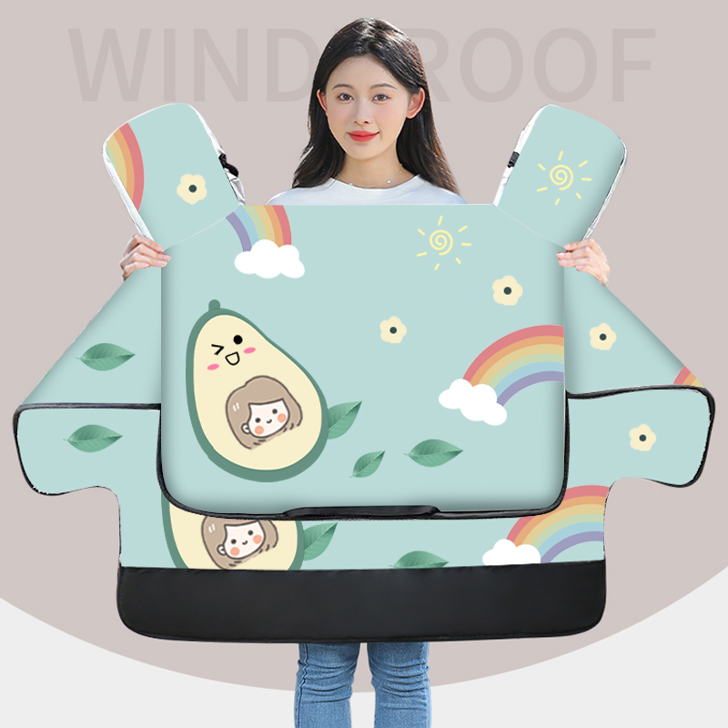 羽梵驰冬季挡风被加绒加厚