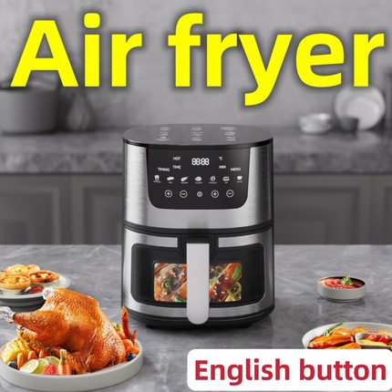 Large capacity air fryer English button multifunctional oven