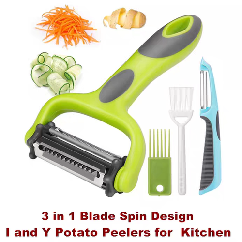 Julienne Peeler Potato I and Y Vegetable Peeler for Kitchen