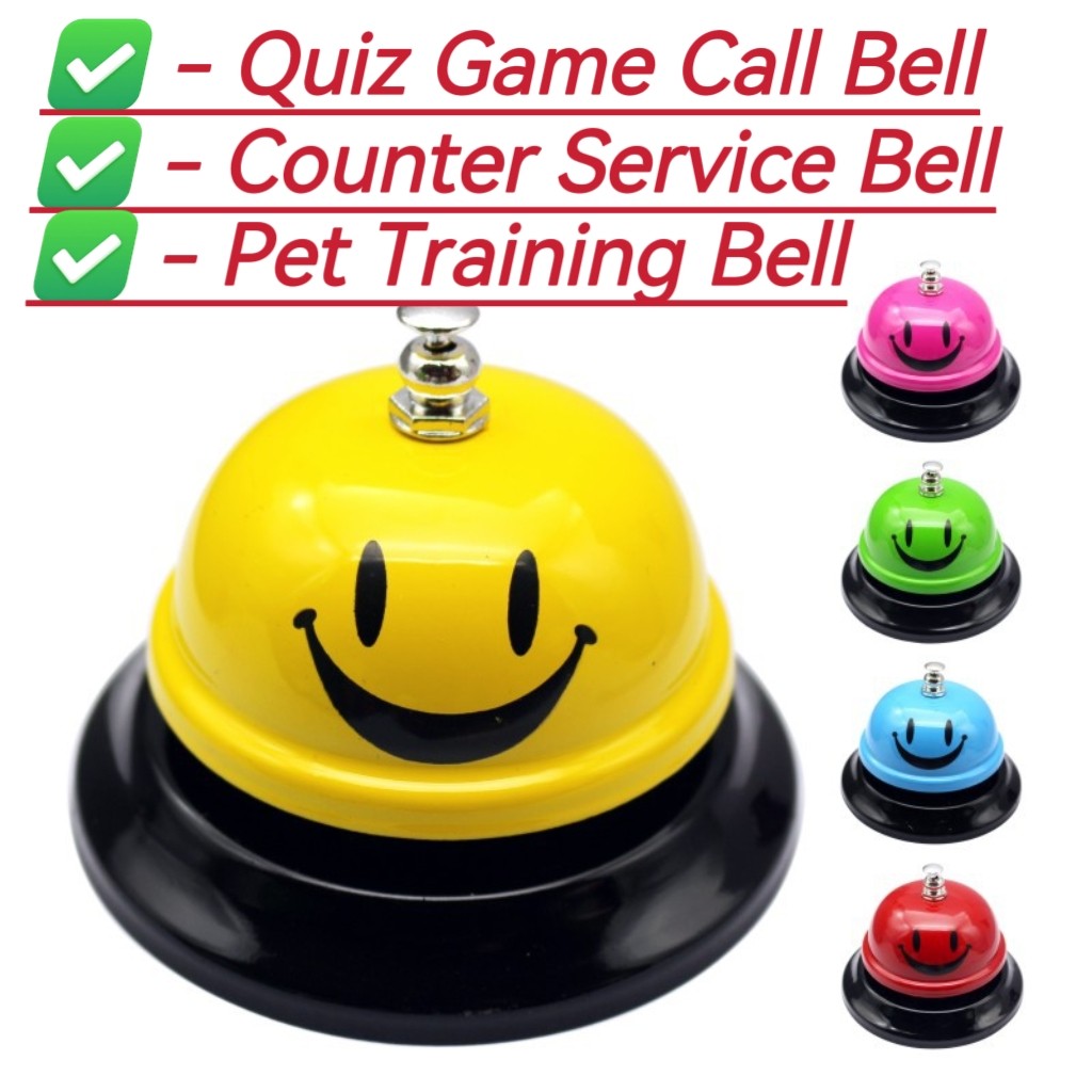 Color cat feeder ring the bell desk pet hotel call the bell