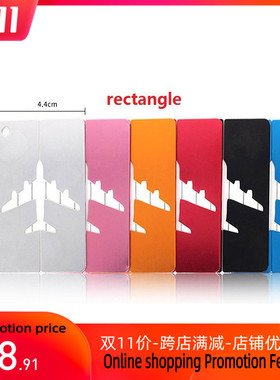 1 Pcs Aluminium Travel Luggage Baggage Tag Suitcase Identity