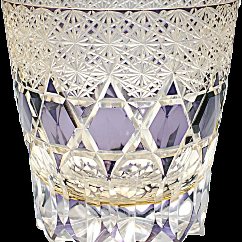 日式江户切子升级版水晶玻璃酒杯威士G忌杯洋酒杯手工雕刻轻奢礼