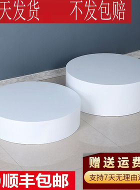 直播主播烤漆台子网红站台圆形模特地台婚纱店摄影橱窗服装展示台