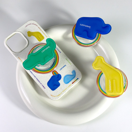 磁吸手机壳可降解小众滴胶支架