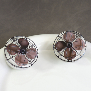 lz原创小风扇手机磁吸气囊支架复古透明伸缩折叠粘贴桌面懒人神器