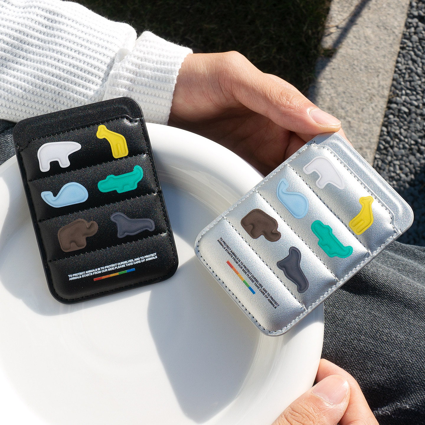 CASEGOOD 原创磁吸卡包MagSafe适用iPhone苹果手机背贴公交卡套图片