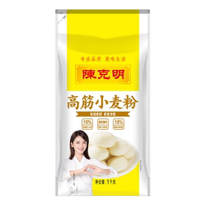 陈克明高筋小麦粉1kg袋装面粉