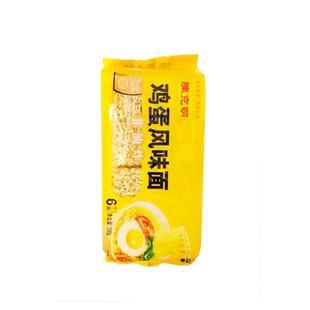 陈克明鸡蛋波纹面非油炸方便速食面火锅麻辣烫500g一袋整箱发15包