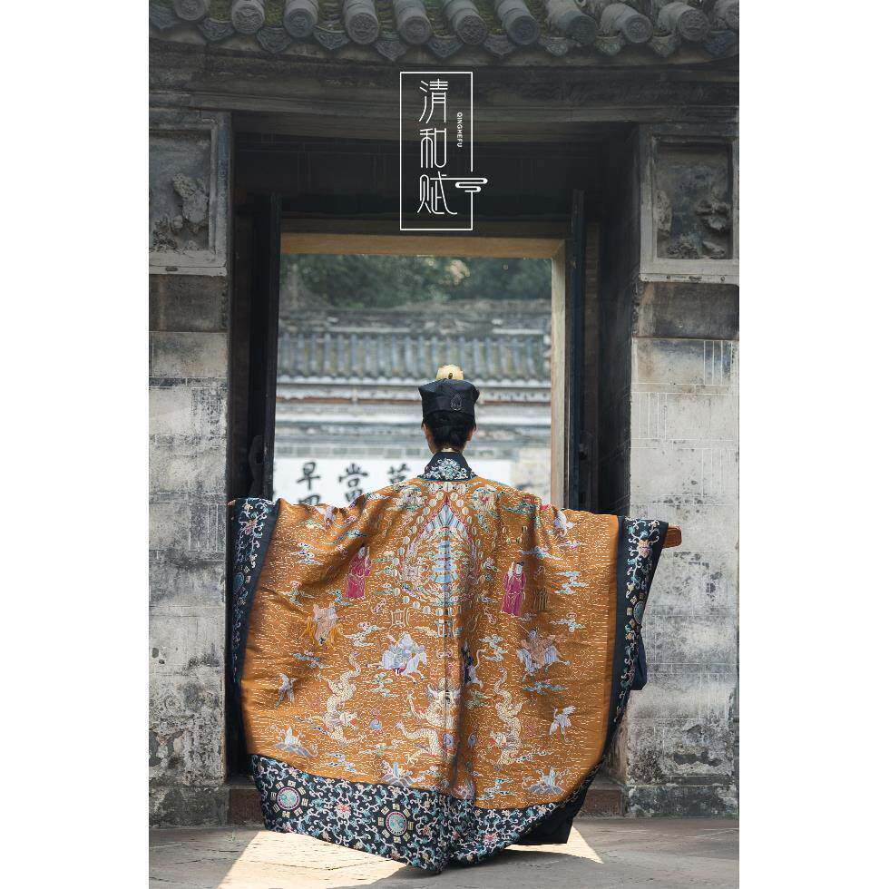 新款特价琳琅振响复原款四圣法衣清和赋道家高功法衣道士服霄台衣