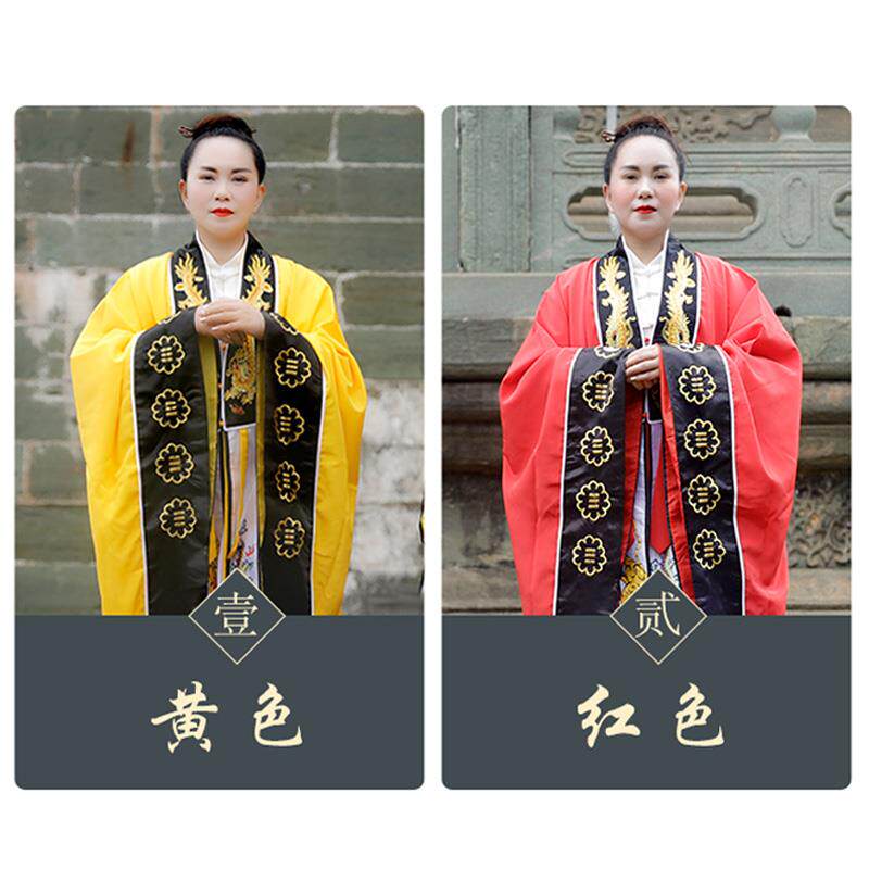 新款武当山道服明制法衣林正英道袍崂山高功道士服装夏季全套用品