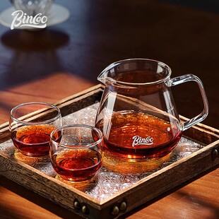 Bincoo咖啡分享壶玻璃品鉴杯手冲咖啡壶套装 冲泡器具V60滤杯