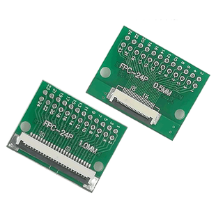 FPC/FFC软排线转接板0.5MM/1.0MM转2.54MM直插排针软排线转接座